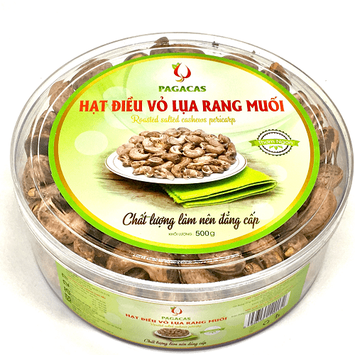 Salted roasted salt - 500g plastic box